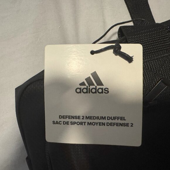ADIDAS Defense 2 Medium Duffel Bag (Black), NWT - Picture 5 of 5